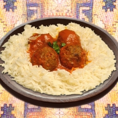 Kyufta Izmir style with rice